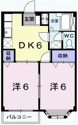 エルディム中島Ａの間取り