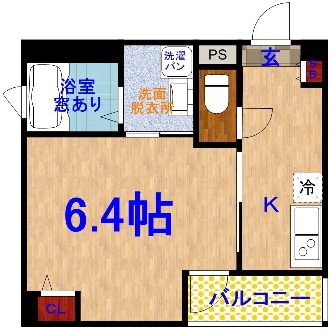 プライムコート太子橋の間取り