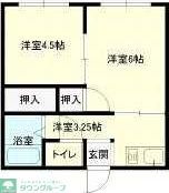 日野市多摩平のマンションの間取り