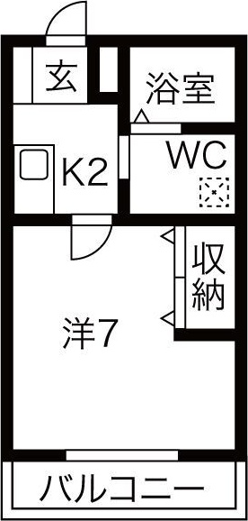 リブレア名城大学前の間取り