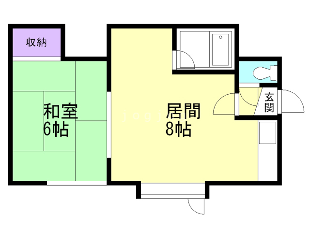 ドリーム里塚IIの間取り