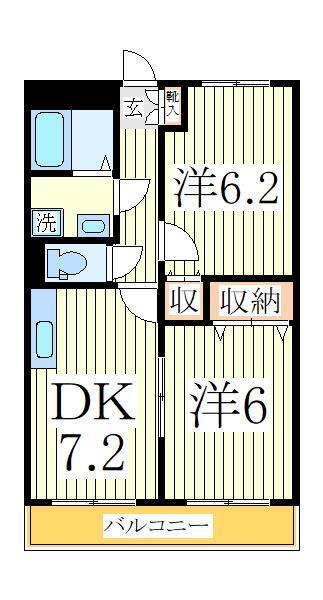 【セントラルハイツIの間取り】