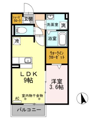 パルフェの間取り