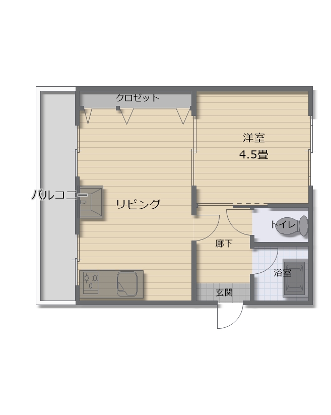 アリュール荘園IIの間取り