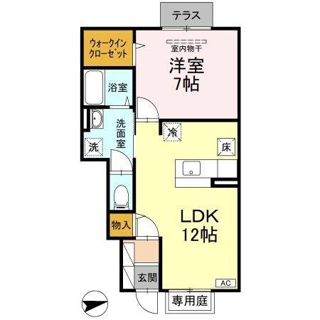 クローヌ・ド・フルールの間取り