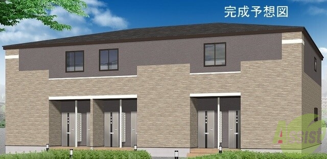 建物外観　仙台市若林区荒井「ベル・フィオーレ１」