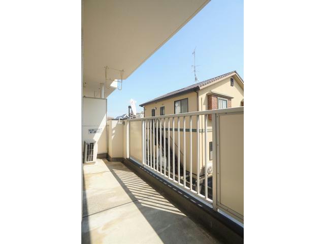 バルコニー　南向きで日当たり良好です◎