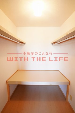 収納　大きなスペースがあり、収納には困りません