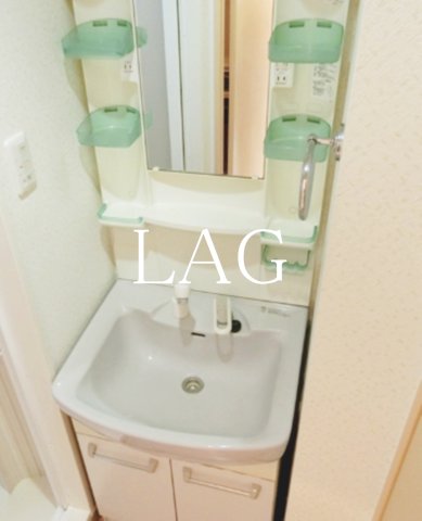 洗面設備　洗面台です。