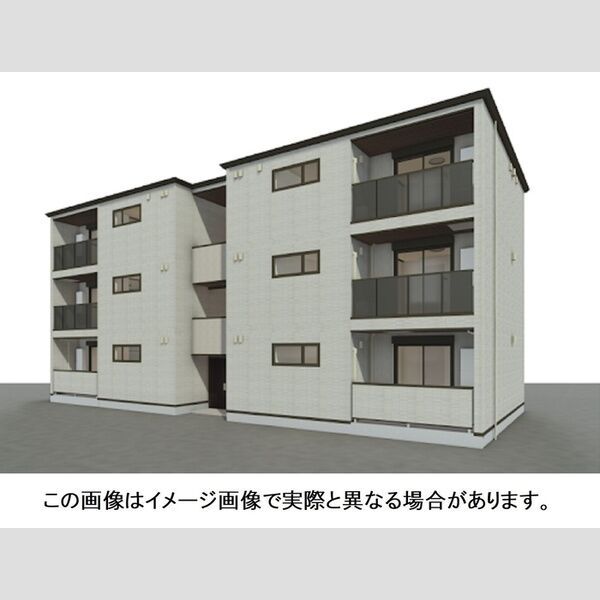 建物外観　※完成予想図につき、実物とは多少異なる場合があります。