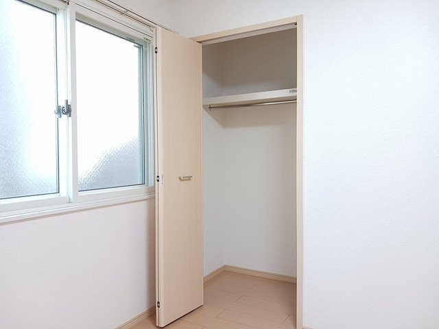 収納　たっぷりとした収納スペースです