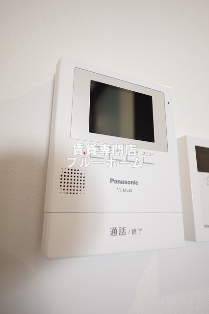 セキュリティ　安心のモニター付きインターホン！