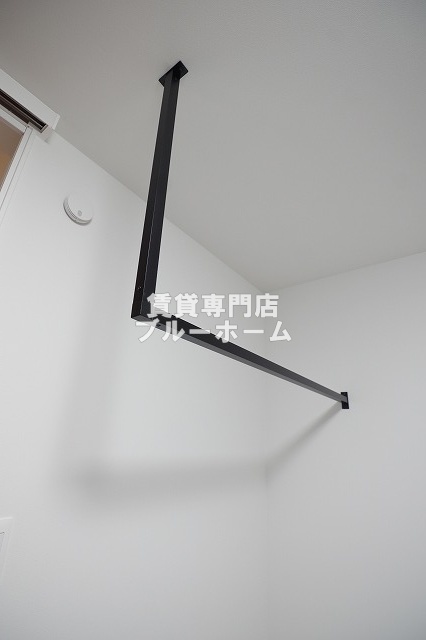 収納　ハンガーラックが付いております！