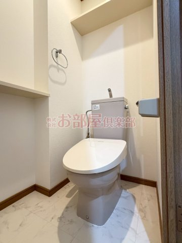 トイレ　ゆったりとした空間のトイレです