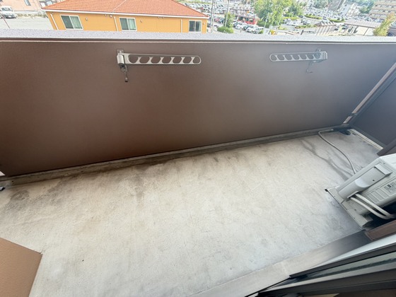 バルコニー　※別部屋の写真です