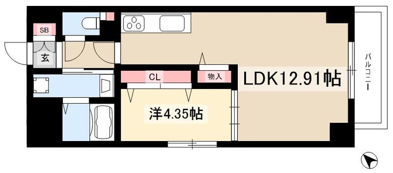 GRANDUKE千代田regariaの間取り写真