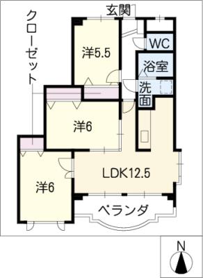 プレンティホーム杉の本の間取り写真