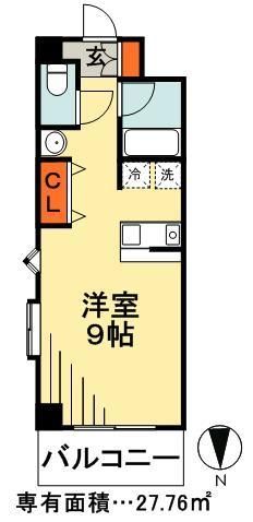 ペリエ市川Iの間取り写真