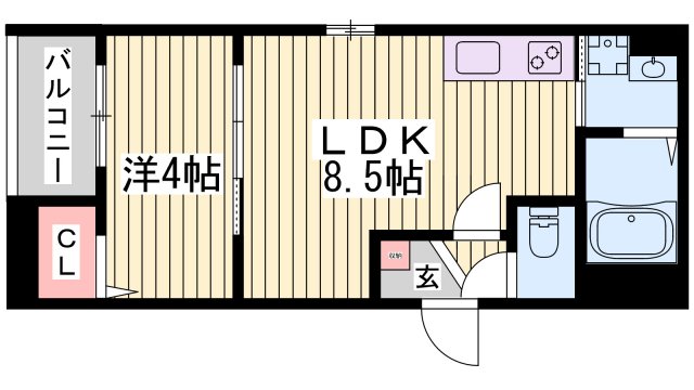 CRASTINE魚住町の間取り写真