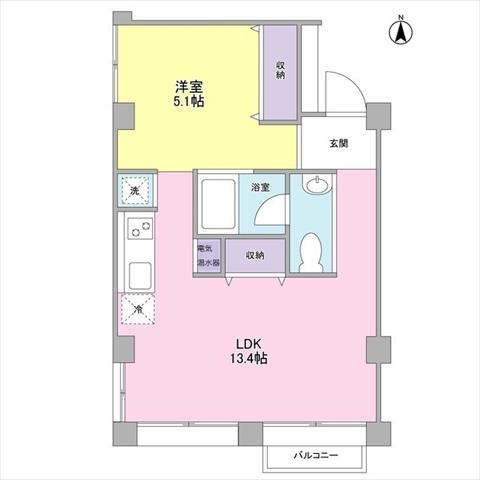 元住吉アートフラッツの間取り写真