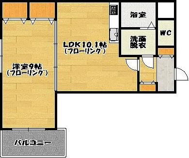 エース五番館の間取り写真
