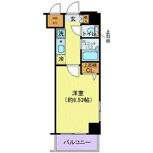 都営新宿線 馬喰横山駅 徒歩3分 13階建 築24年の間取り写真