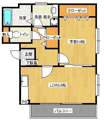 コージー姪浜の間取り写真