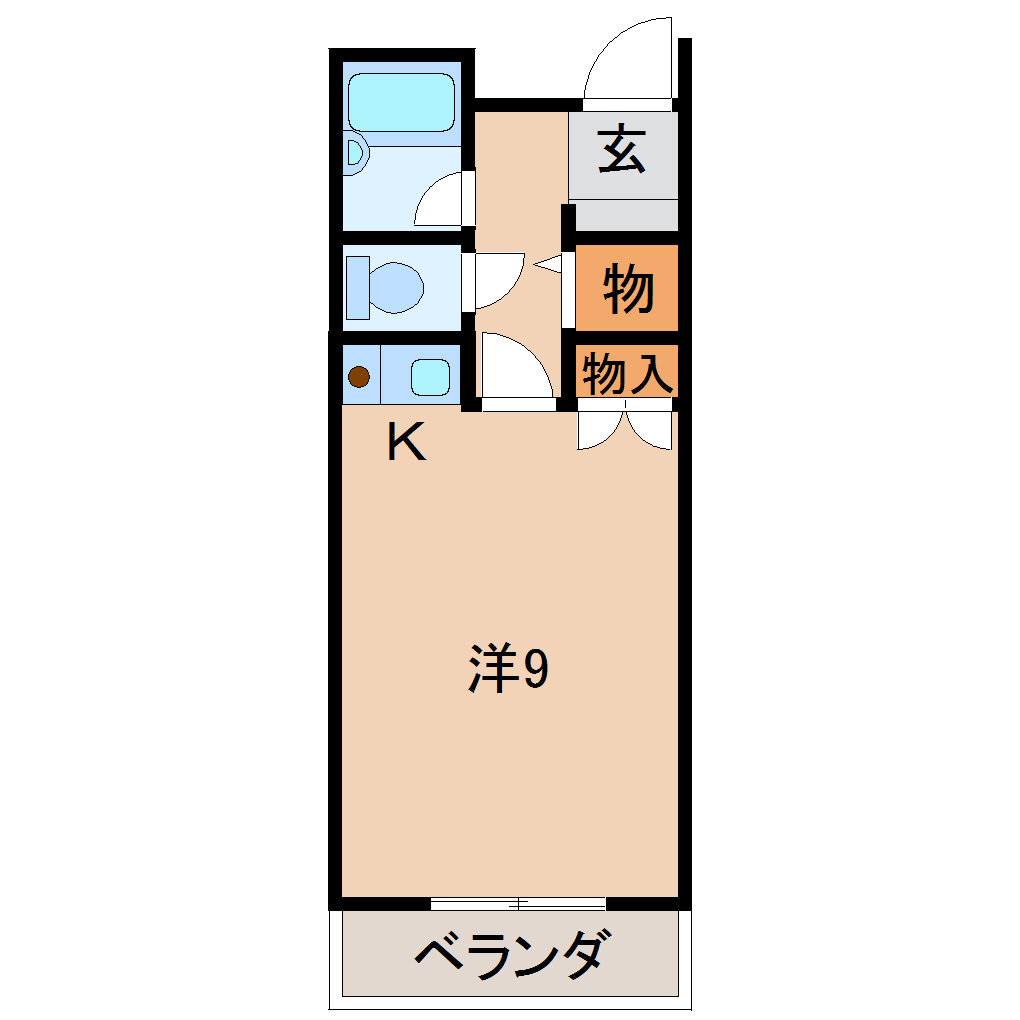 シャルマンフジ中之島弐番館の間取り写真