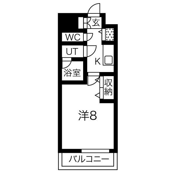 ONE ROOF FLAT TENJINBASHIの間取り写真