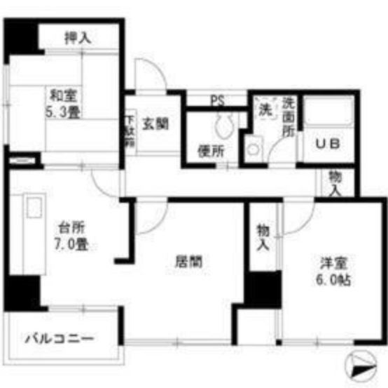 エクセル東陽の間取り写真