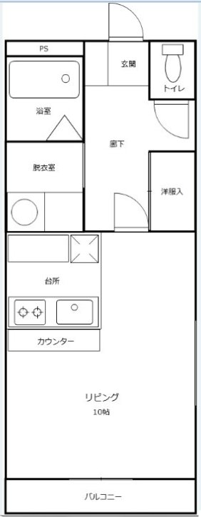 ISESAKI APARTMENTの間取り