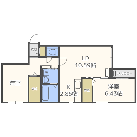 ＨＧＳ山の手の間取り