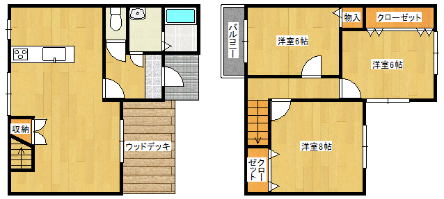 【ココベル　Jの間取り】