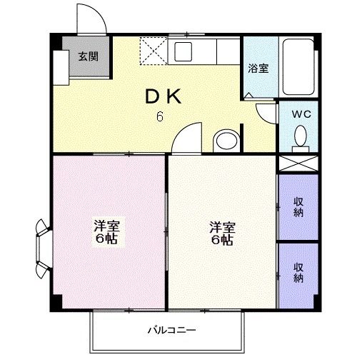 ニューシティ多田の間取り