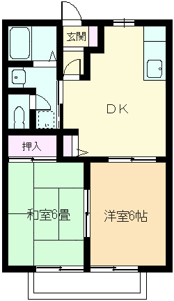 カサヌーボ Bの間取り