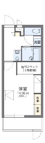 【レオパレス油ヶ渕の間取り】