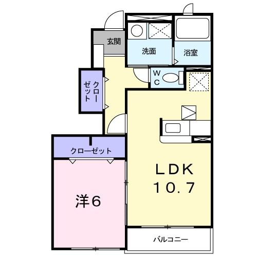 アルコバレーノの間取り