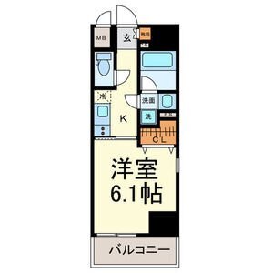 名古屋市北区志賀南通のマンションの間取り