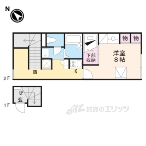 レオパレスエムエスエム３の間取り