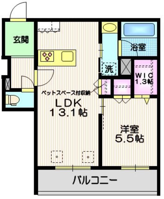 品川区西品川のマンションの間取り