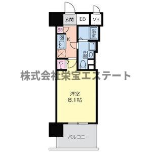 グラマシー京橋の間取り