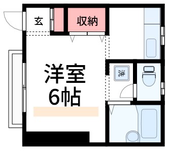 足立区千住寿町のアパートの間取り