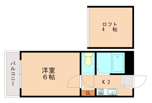 レオパレス香住ヶ丘IIの間取り