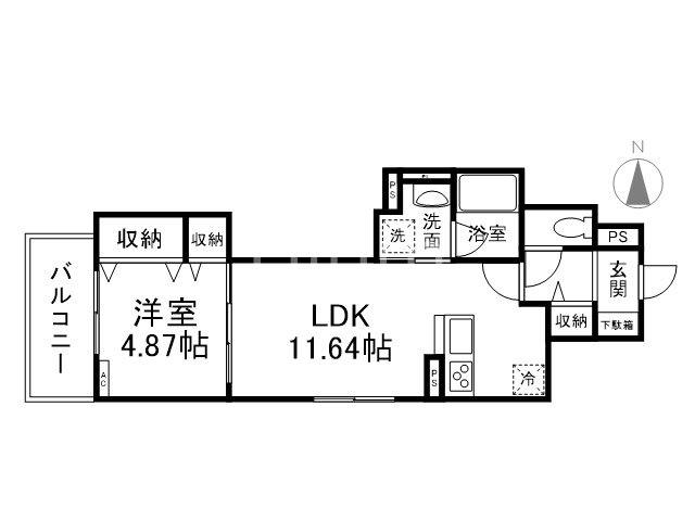 Piso丹波口の間取り