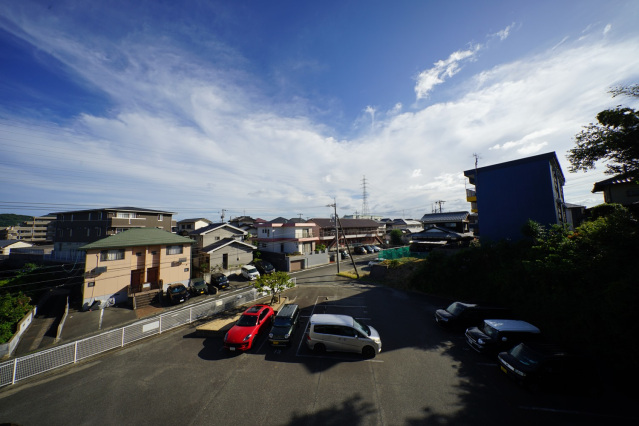 【下関市山の田西町のアパートの眺望】