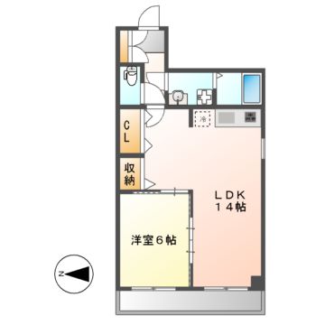 シャンポール古出来の間取り