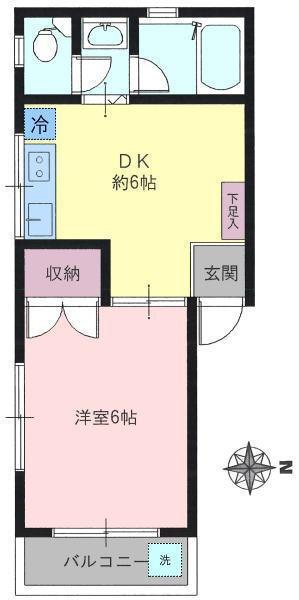 ハイツ田村の間取り