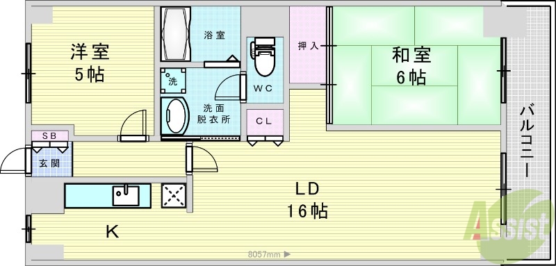 東光苑の間取り