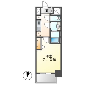 プレサンス丸の内アデルの間取り