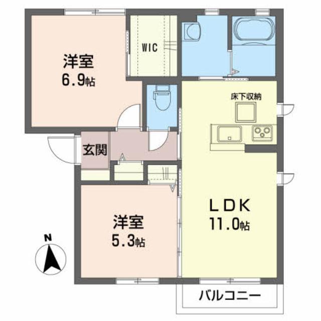 ティアラコートIIの間取り